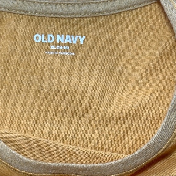 🌺 5 X 25 🌺 Old Navy Kids Brown Long Sleeve Tee XL(14-16) bundle & save - Picture 2 of 3